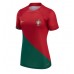 Portugal Voetbalkleding Thuisshirt Dames WK 2022 Korte Mouwen